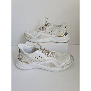 Courser Uno White Luxe Nubuck Leather Lace Up Sneakers Shoes Womens Size 10 40